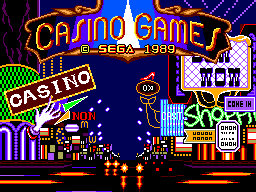 Casino Games Title Screen